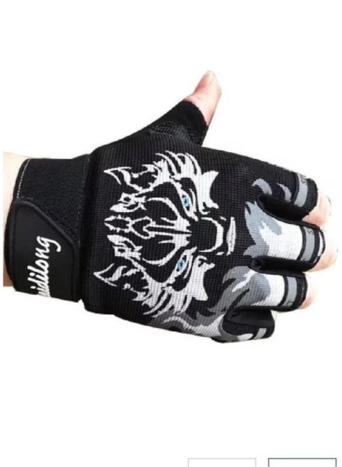 قفازات تلتف حول المعصم لرفع الأثقال من قطعتين 18x8x1سم - Image 2